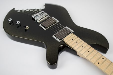 Metallic Black Gimenez Sinner Guitar
