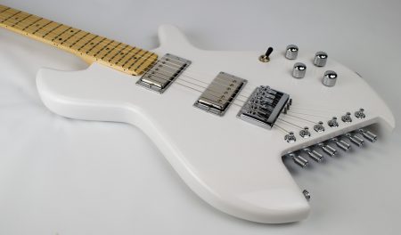 Gimenez Guitars Saint in white chrome